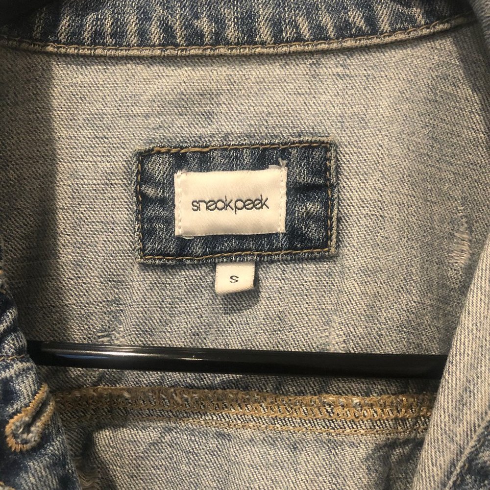Distressed Denim Jacket - Picture 3 of 4